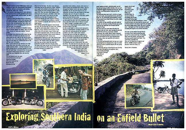 Exploring Southern India on an Enfield Bullet