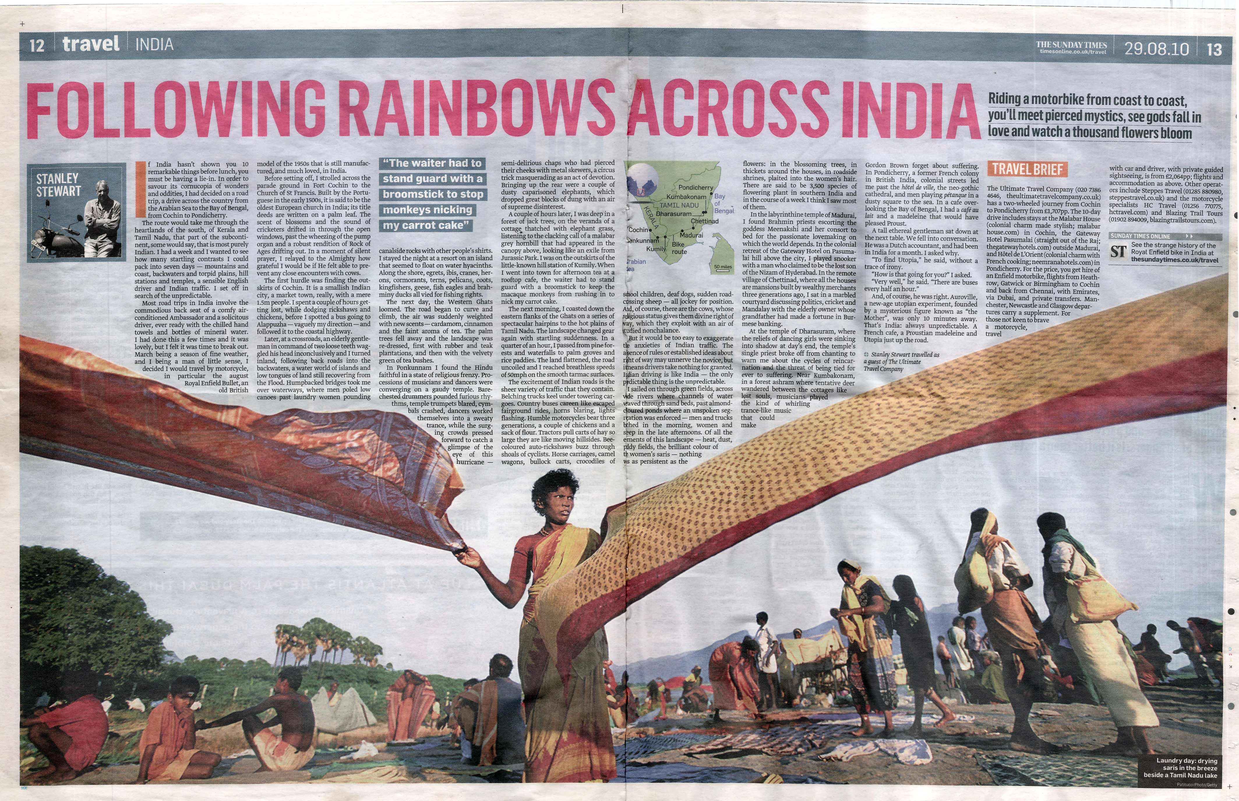 FOLLOWING RAINBOWS ACROSS INDIA