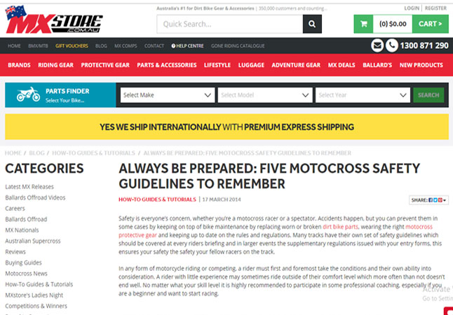 Motocross Safety Guidelines To Remember